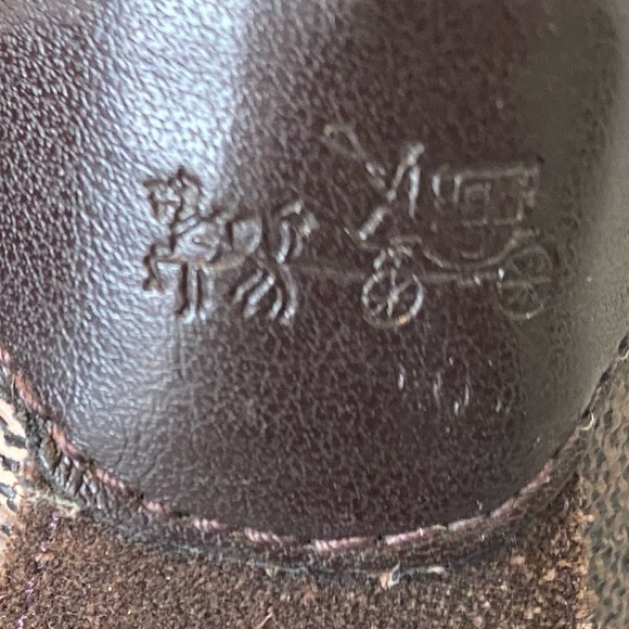 Coach Ivy Sz 6.5 Leather & Suede Fashion Sneakers - Picture 12 of 13